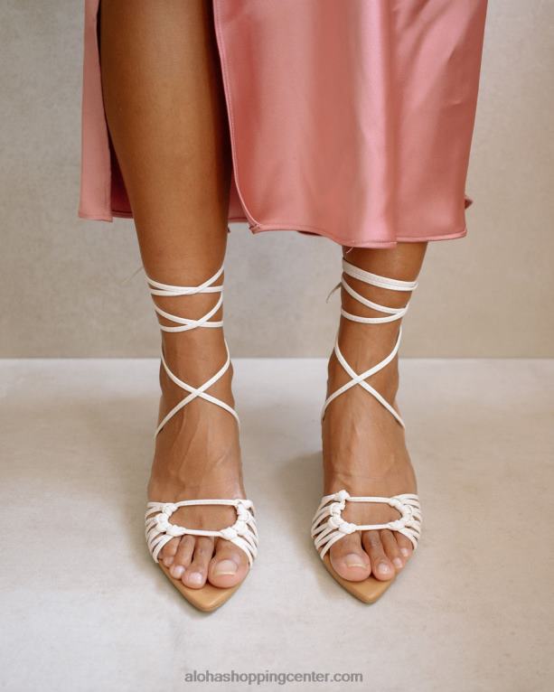 mirage - rjavi usnjeni sandali ženske Alohas 0D4R8528