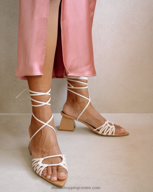 mirage - rjavi usnjeni sandali ženske Alohas 0D4R8528