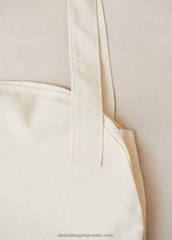 moonchild - bela bombažna torbica ženske Alohas 0D4R81197