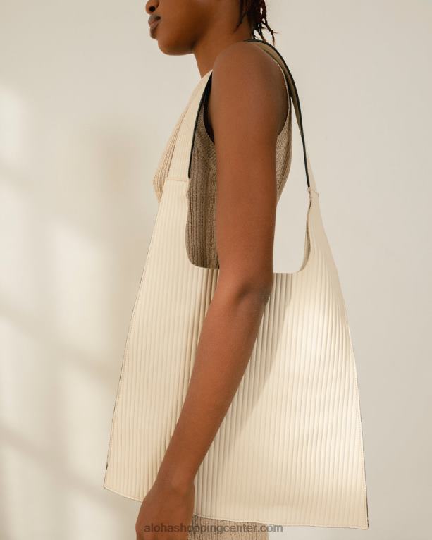 nagubana - bela usnjena torbica ženske Alohas 0D4R81071