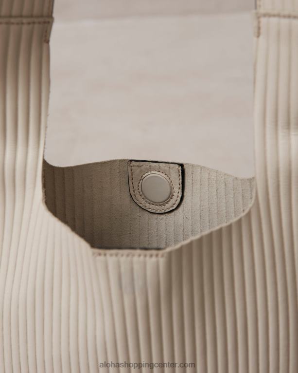 nagubana - bela usnjena torbica ženske Alohas 0D4R81071