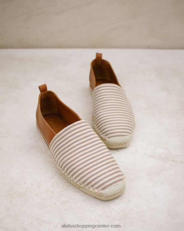 naval - rjave usnjene espadrile ženske Alohas 0D4R8570