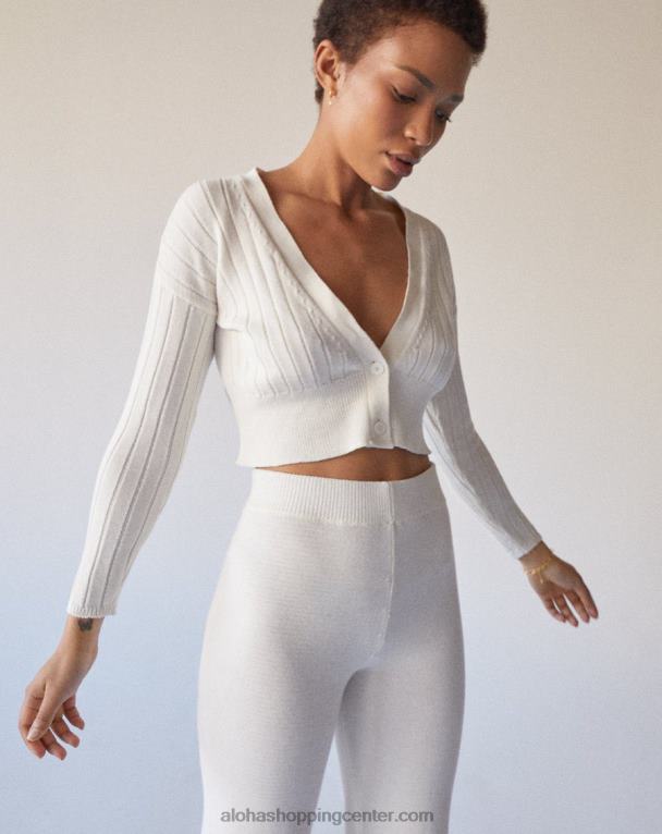 nežna - bela jopica ženske Alohas 0D4R8727