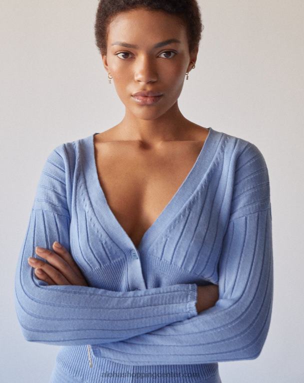 nežna - modra jopica ženske Alohas 0D4R8728