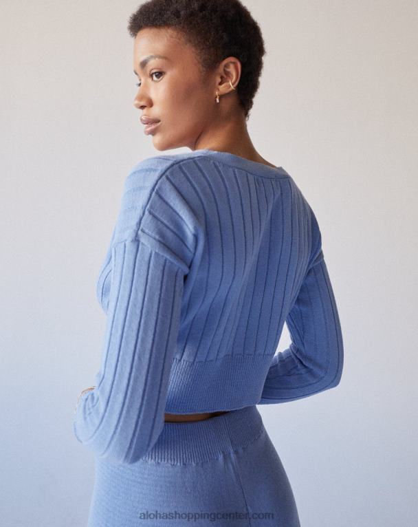 nežna - modra jopica ženske Alohas 0D4R8728