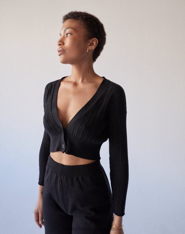 nežna - črna jopica ženske Alohas 0D4R8726