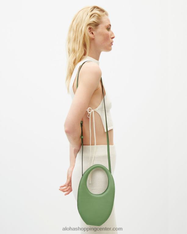 o - zelena usnjena torbica ženske Alohas 0D4R81035