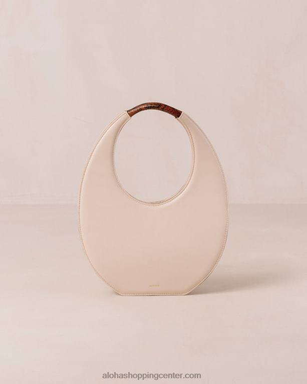 o venti indo - bela in bež usnjena torba ženske Alohas 0D4R81037