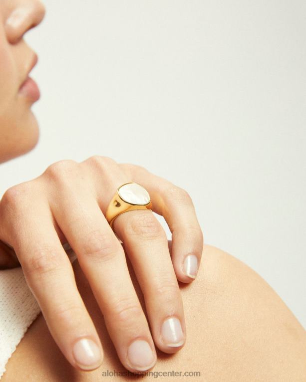 opalin - zlat prstan ženske Alohas 0D4R81178