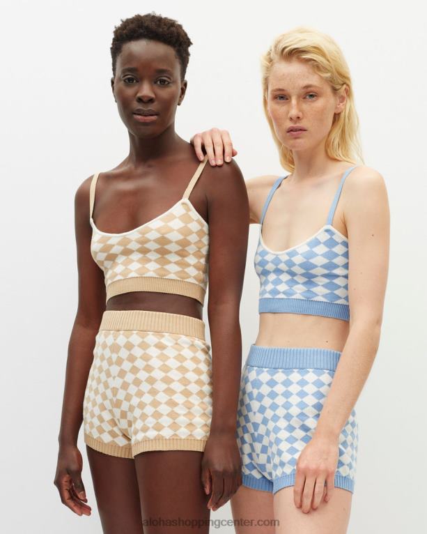 oprijet - bež pleten top ženske Alohas 0D4R8866