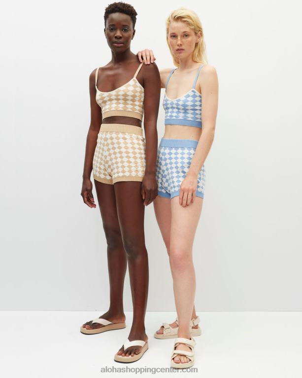 oprijet - moder pleten top ženske Alohas 0D4R8865