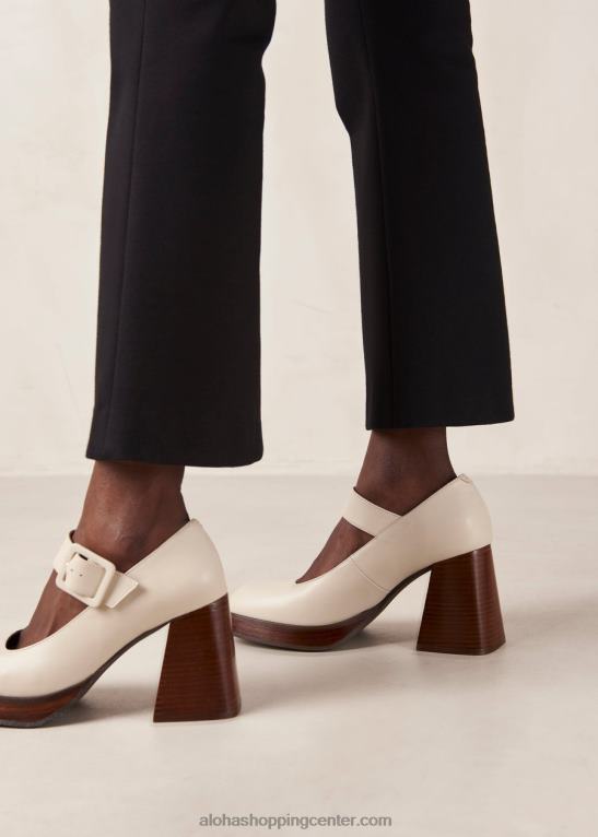 oregon - bele usnjene copate ženske Alohas 0D4R8284