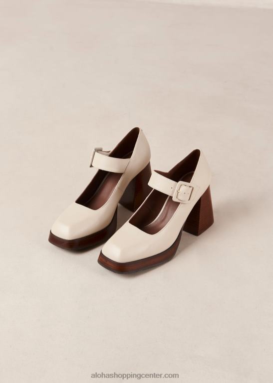 oregon - bele usnjene copate ženske Alohas 0D4R8284