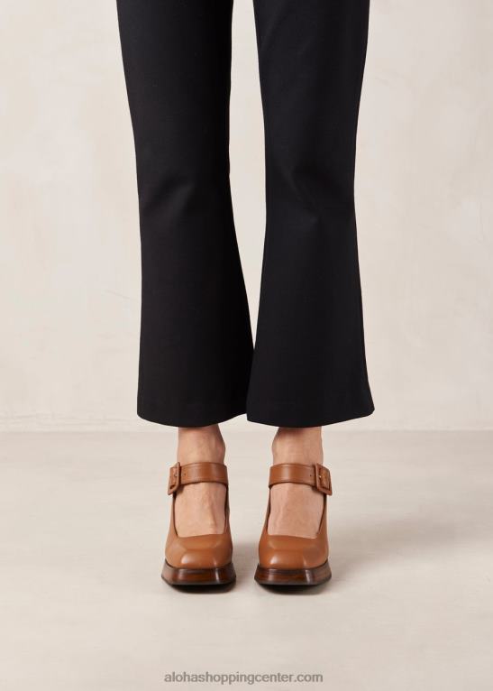 oregon - rjave usnjene copate ženske Alohas 0D4R8286