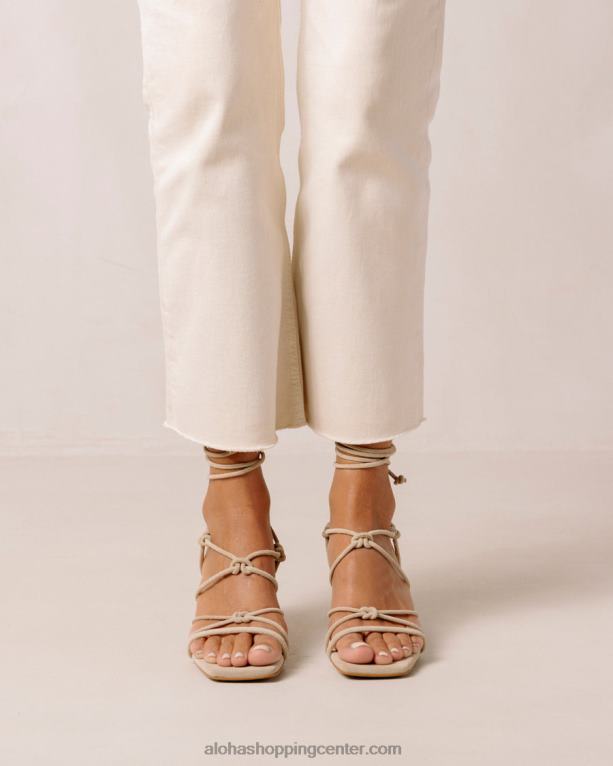 paloma - bež sandali iz semiša ženske Alohas 0D4R8167