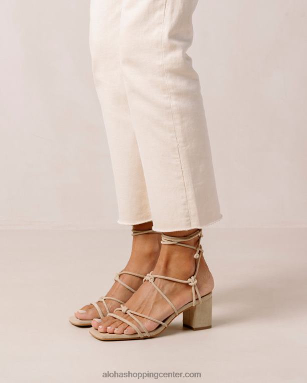 paloma - bež sandali iz semiša ženske Alohas 0D4R8167