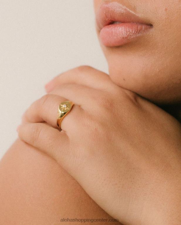 panaceja - zlati prstan ženske Alohas 0D4R81196