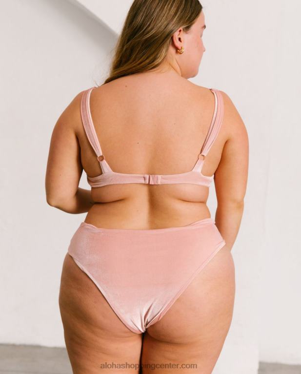 pentagon - roza žametni spodnji del bikinija ženske Alohas 0D4R8893