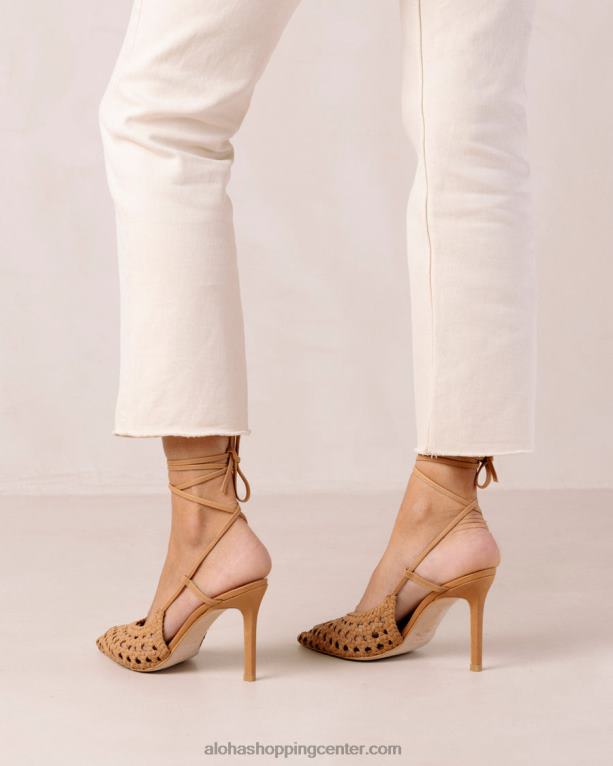 peščeni vihar - rjave usnjene pete ženske Alohas 0D4R8407