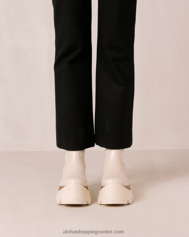 phoenix marcona - beli usnjeni škornji ženske Alohas 0D4R8577