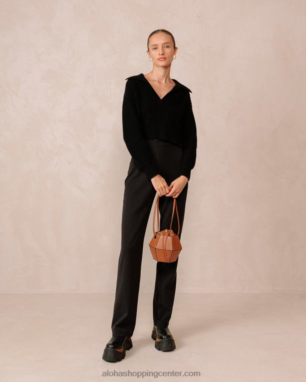 phoenix nutty - črni usnjeni škornji ženske Alohas 0D4R8580