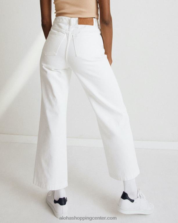 piano - bele široke kavbojke ženske Alohas 0D4R8996