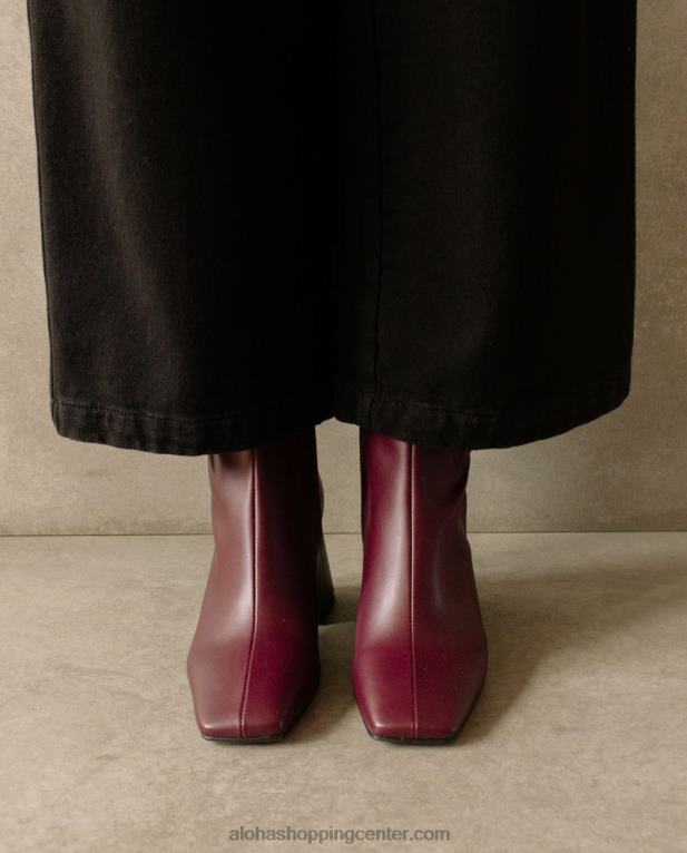 pigment - vijolični veganski usnjeni škornji ženske Alohas 0D4R8318