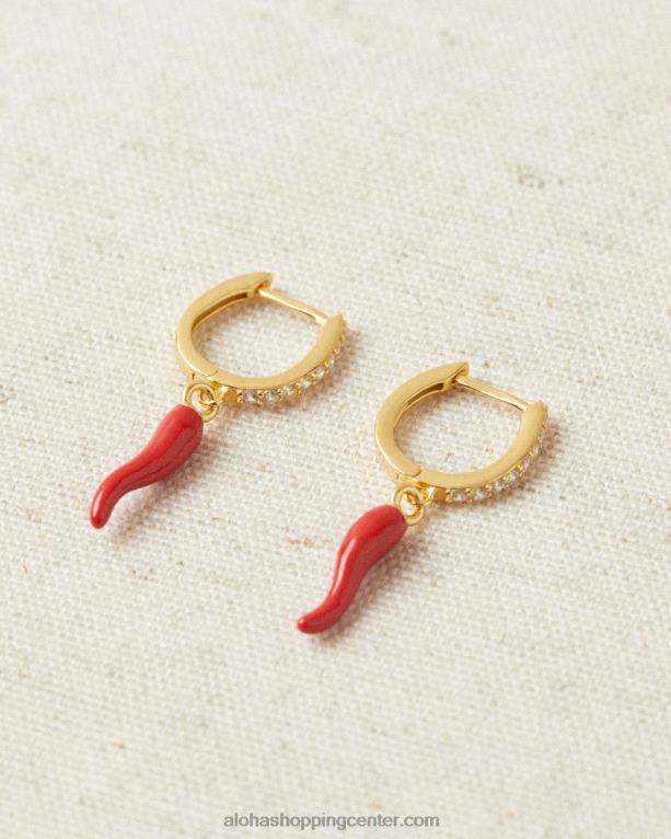 pikantno - zlati uhani ženske Alohas 0D4R81125