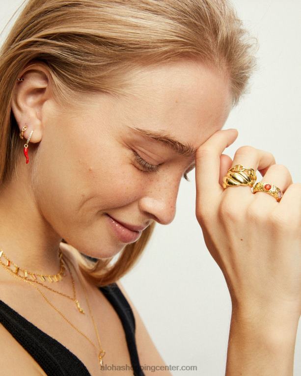 pikantno - zlati uhani ženske Alohas 0D4R81125