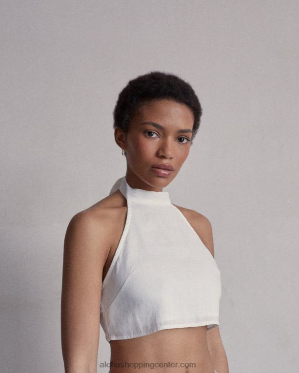 poezija - vrh iz belega platna ženske Alohas 0D4R8947