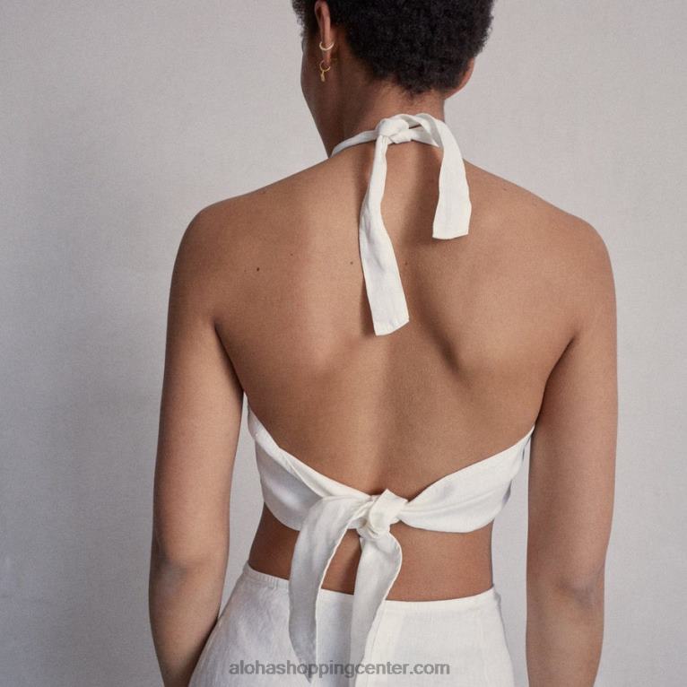 poezija - vrh iz belega platna ženske Alohas 0D4R8947