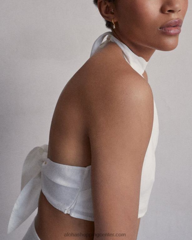 poezija - vrh iz belega platna ženske Alohas 0D4R8947