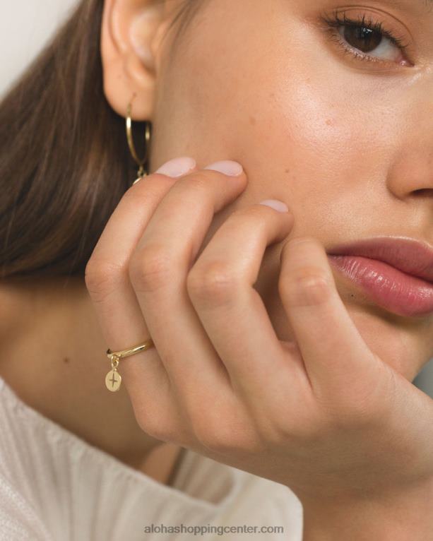 polarna zvezda - zlati prstani ženske Alohas 0D4R81140