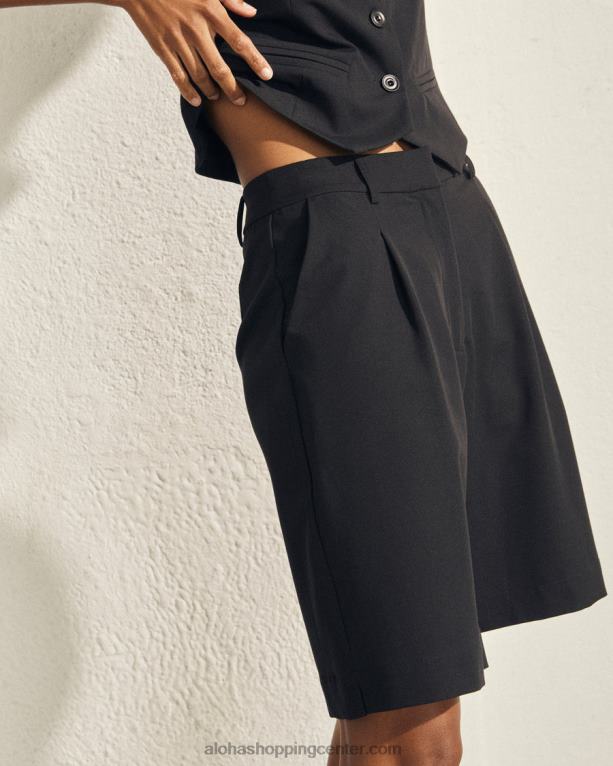 polet - črne kratke hlače ženske Alohas 0D4R8715