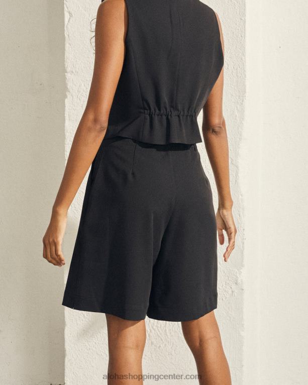 polet - črne kratke hlače ženske Alohas 0D4R8715