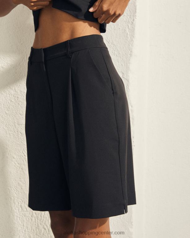 polet - črne kratke hlače ženske Alohas 0D4R8715