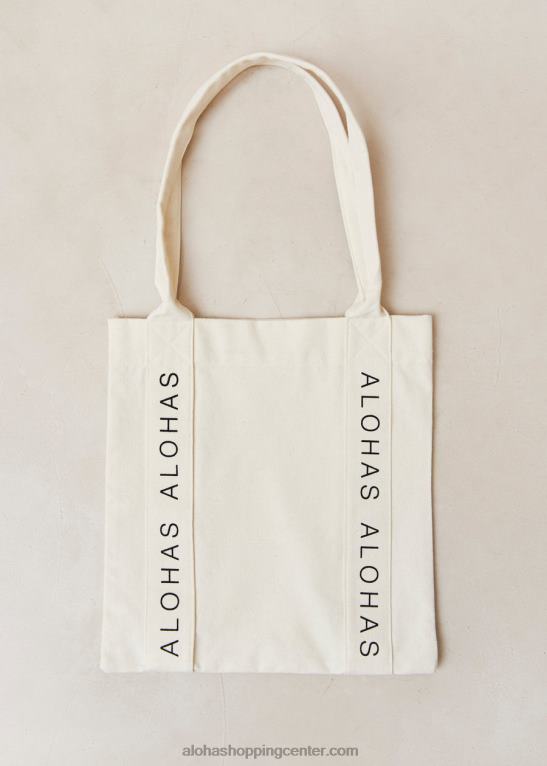 poletje ljubezni - bela bombažna torbica ženske Alohas 0D4R81216