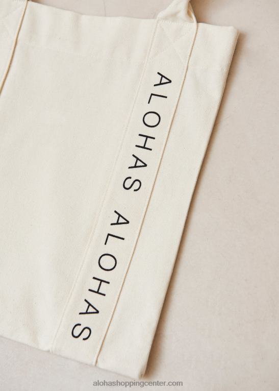 poletje ljubezni - bela bombažna torbica ženske Alohas 0D4R81216