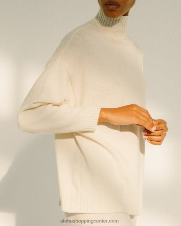 potniški - beli pleteni vrh ženske Alohas 0D4R8765