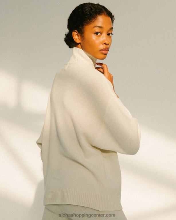 potniški - beli pleteni vrh ženske Alohas 0D4R8765