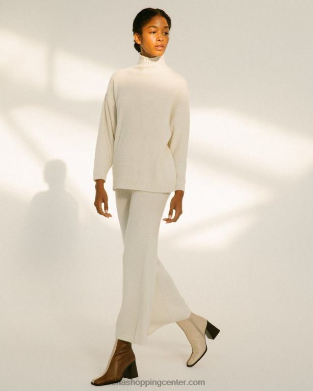 potniški - beli pleteni vrh ženske Alohas 0D4R8765