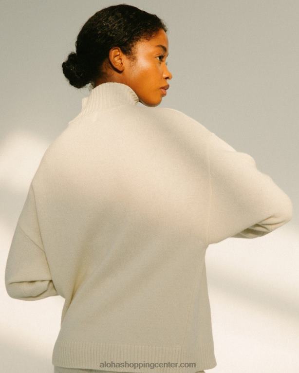 potniški - beli pleteni vrh ženske Alohas 0D4R8765