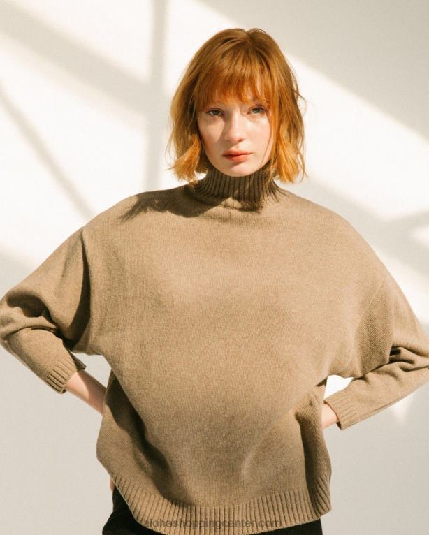 potniški - rjavi pleteni vrh ženske Alohas 0D4R8764