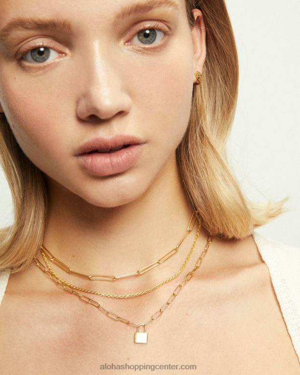 povezano - zlata ogrlica ženske Alohas 0D4R81116