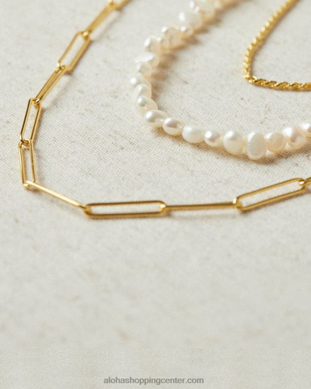 povezano - zlata ogrlica ženske Alohas 0D4R81116