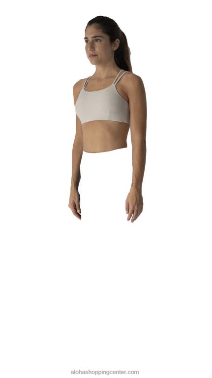 prekrižan hrbet - bež econyl vrh ženske Alohas 0D4R8653