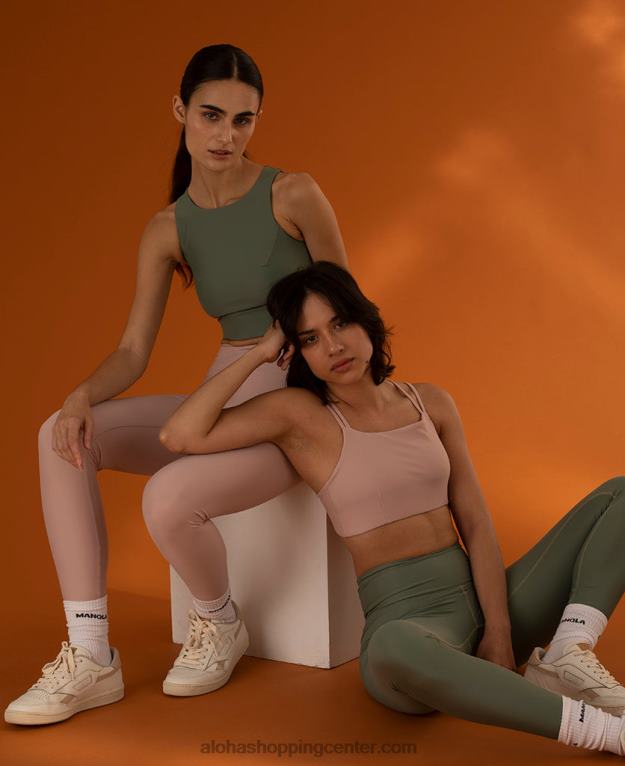 prekrižana hrbtna stran - roza križna hrbtna stran zgoraj ženske Alohas 0D4R8659