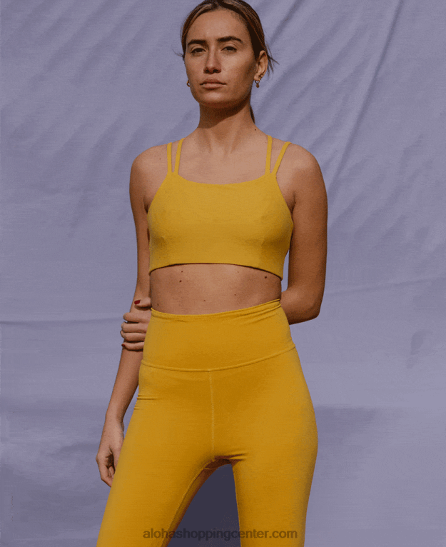 prekrižano nazaj - rumen vrh ženske Alohas 0D4R8650