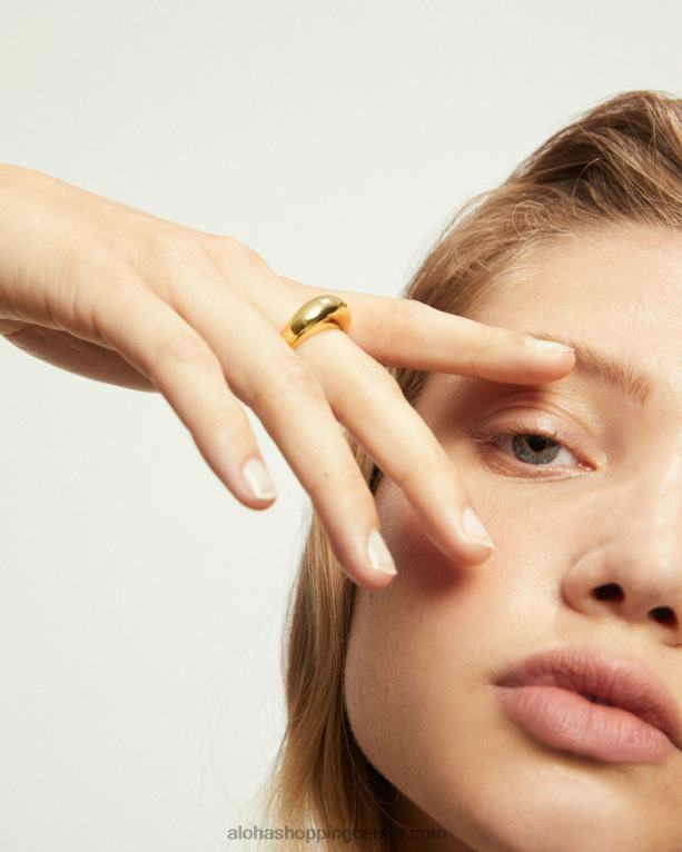 preprost maxi - zlat prstan ženske Alohas 0D4R81132