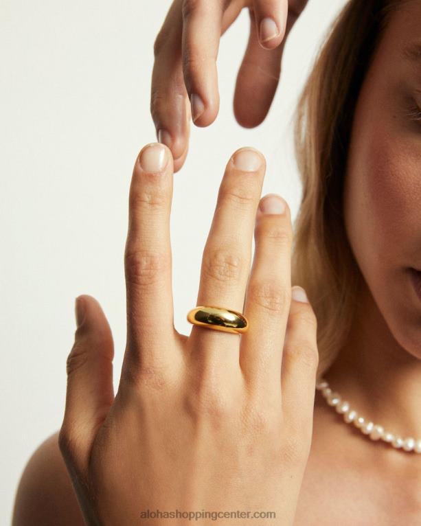 preprost maxi - zlat prstan ženske Alohas 0D4R81132